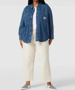 Calvin Klein Jeans Plus PLUS SIZE Jeansjacke Mit Label-Patch - Jeans