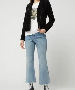 EDITED SHOP 18 REVIEW Lederjacke Aus Veloursleder - Schwarz