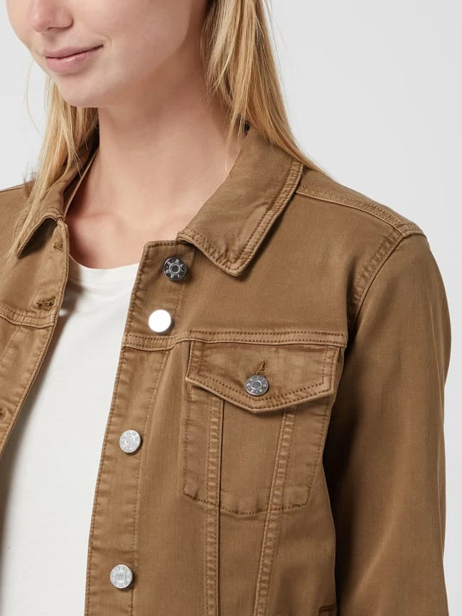 S.Oliver RED LABEL Jeansjacke Mit Viskose-Anteil - Khaki 3 S.Oliver RED LABEL Jeansjacke Mit Viskose-Anteil - Khaki – Bild 3