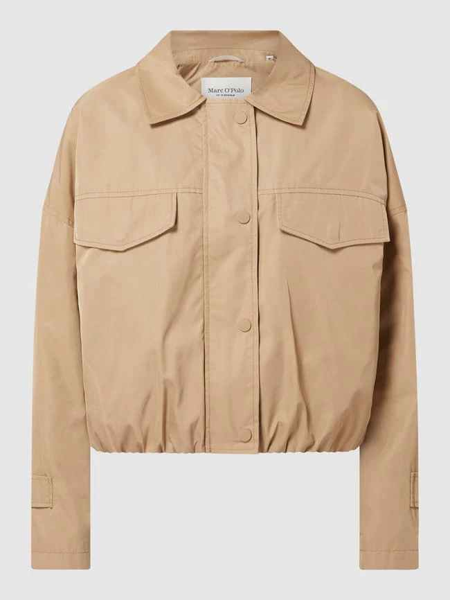 Marc O'Polo Blouson Mit Druckknöpfen - Schlamm 2 Marc O'Polo Blouson Mit Druckknöpfen - Schlamm – Bild 2