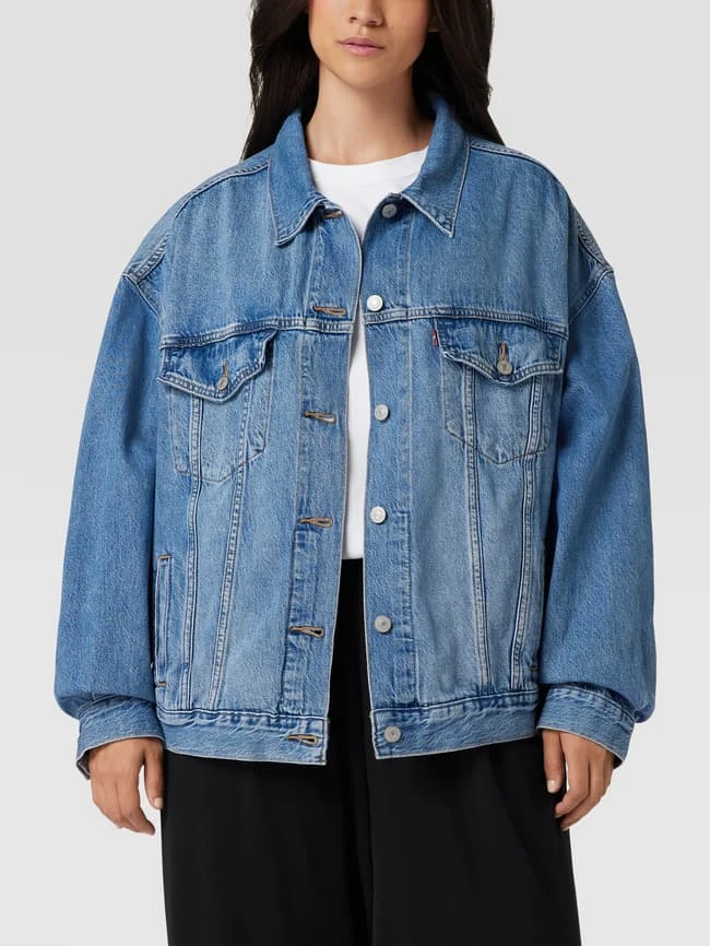 Levi’s® Plus PLUS SIZE Jeansjacke Mit Label-Details Modell 'Trucker' - Jeans 4 Levi’s® Plus PLUS SIZE Jeansjacke Mit Label-Details Modell 'Trucker' - Jeans – Bild 4