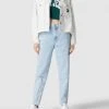 Tommy Jeans Jeansjacke Mit Label-Patch - Offwhite