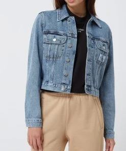 Calvin Klein Jeans Cropped Jeansjacke Aus Baumwolle - Hellblau -Gipsy Shop 88p38lhk61848ha88sok2gaaah7kmj9l90s3cihha9akchia6d13cii3ah54qjqa9ksj2hqm8ks4ceajaoo62e9l6tim6or36cr64ohkcdi66o9icgsmcohp70o68db46hgj8d0