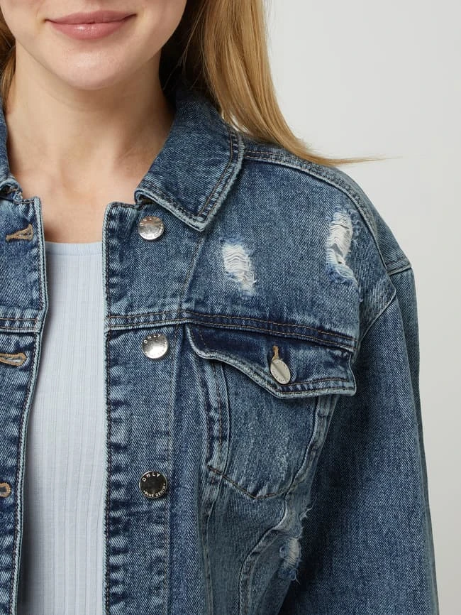 Only Cropped Jeansjacke Im Used-Look Modell 'Malibu' - Jeans 3 Only Cropped Jeansjacke Im Used-Look Modell 'Malibu' - Jeans – Bild 3