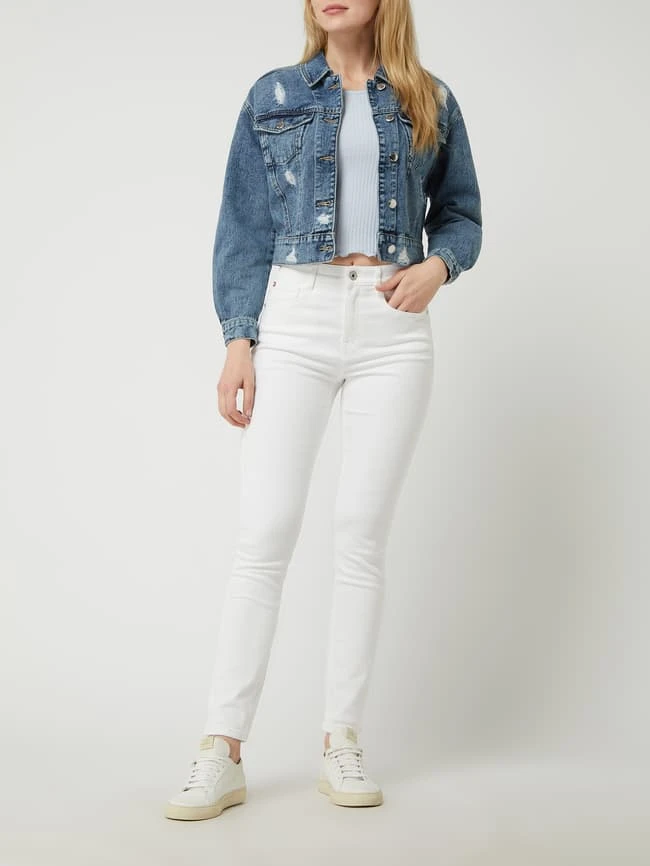 Only Cropped Jeansjacke Im Used-Look Modell 'Malibu' - Jeans 1 Only Cropped Jeansjacke Im Used-Look Modell 'Malibu' - Jeans