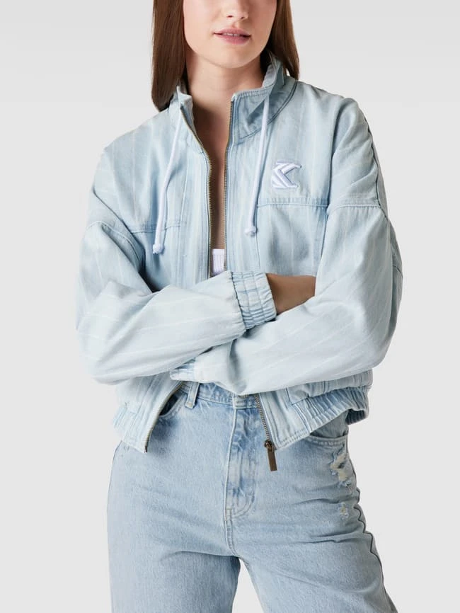 KARL KANI Jeansjacke Mit Brand-Stitching - Blau 4 KARL KANI Jeansjacke Mit Brand-Stitching - Blau – Bild 4