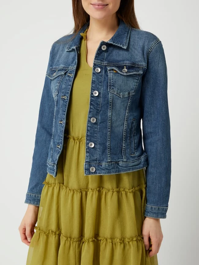 Tom Tailor Jeansjacke Im Used-Look - Jeans 4 Tom Tailor Jeansjacke Im Used-Look - Jeans – Bild 4