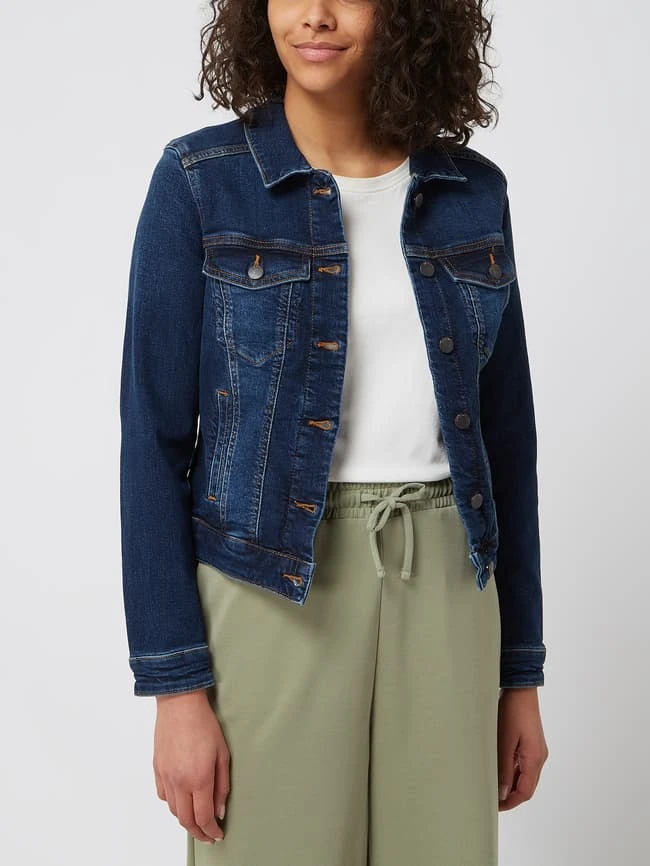 Q/S Designed By Jeansjacke Mit Stretch-Anteil - Dunkelblau 4 Q/S Designed By Jeansjacke Mit Stretch-Anteil - Dunkelblau – Bild 4