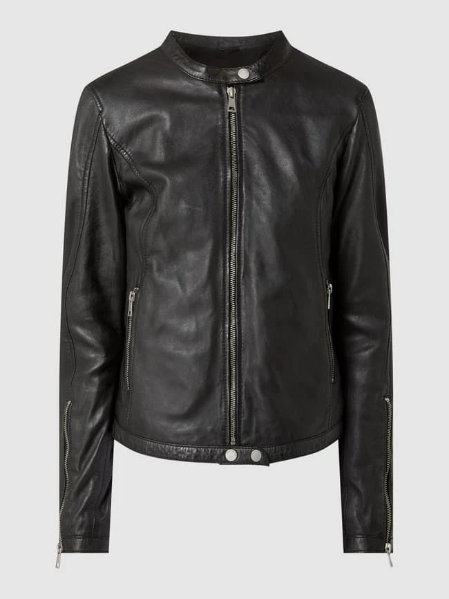 Freaky Nation Lederjacke Im Biker-Look Modell 'Tula' - Schwarz 2 Freaky Nation Lederjacke Im Biker-Look Modell 'Tula' - Schwarz – Bild 2