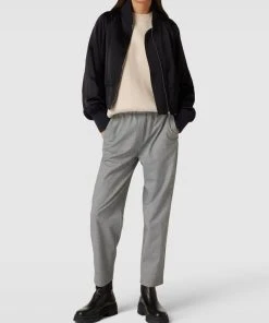 Marc O'Polo Bomberjacke Mit Stehkragen „THE DINNER Holiday Collection“ - Schwarz