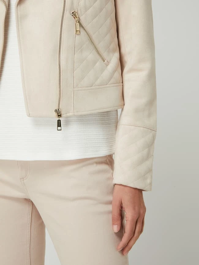 Comma Jacke Im Biker-Look - Sand 3 Comma Jacke Im Biker-Look - Sand – Bild 3