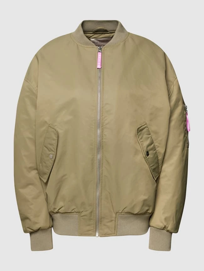 REVIEW Bomberjacke Mit Label-Details - Lindgrün 2 REVIEW Bomberjacke Mit Label-Details - Lindgrün – Bild 2