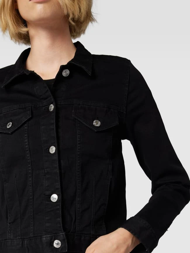 Mango Jeansjacke Mit Umlegekragen - Schwarz 3 Mango Jeansjacke Mit Umlegekragen - Schwarz – Bild 3