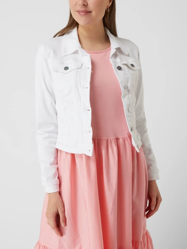 Rich & Royal Jeansjacke Mit Lyocell-Anteil - Weiß 4 Rich & Royal Jeansjacke Mit Lyocell-Anteil - Weiß – Bild 4