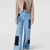 Guess Cropped Jacke In Velours-Optik - Taupe