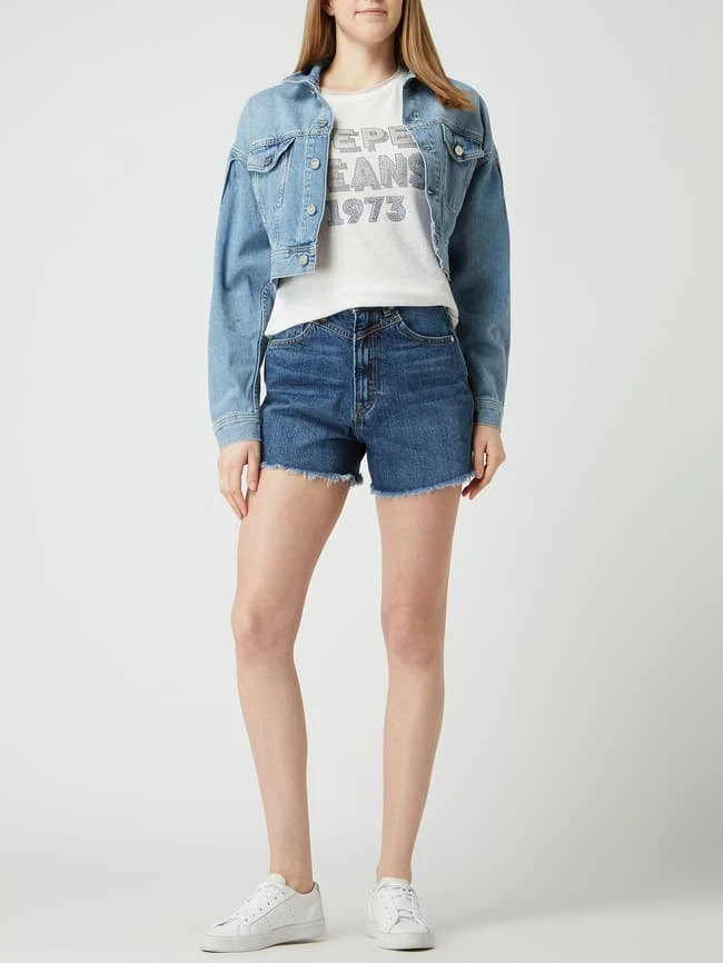 Pepe Jeans Cropped Jeansjacke Aus Baumwolle - Jeans 1 Pepe Jeans Cropped Jeansjacke Aus Baumwolle - Jeans