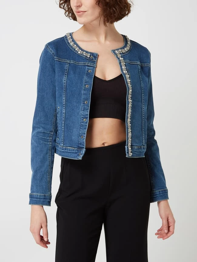 More & More Jeansjacke Mit Strasssteinen - Jeans 4 More & More Jeansjacke Mit Strasssteinen - Jeans – Bild 4