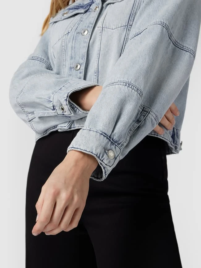 Drykorn Jeansjacke Mit Pattentaschen - Bleu 3 Drykorn Jeansjacke Mit Pattentaschen - Bleu – Bild 3