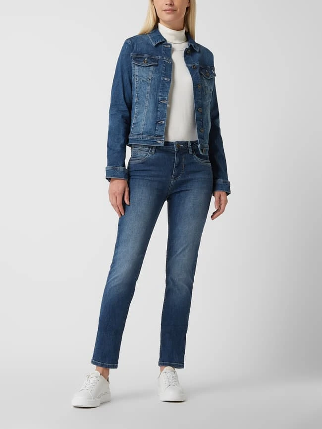 Blue Fire Jeans Jeansjacke Mit Stretch-Anteil - Blau 1 Blue Fire Jeans Jeansjacke Mit Stretch-Anteil - Blau