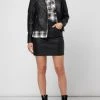 Noisy May Jacke Im Biker-Look - Schwarz