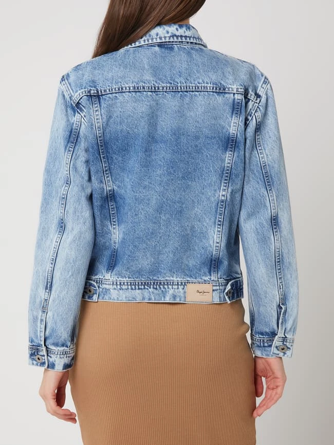 Pepe Jeans Jeansjacke Aus Baumwolle Modell 'Rose' - Hellblau 5 Pepe Jeans Jeansjacke Aus Baumwolle Modell 'Rose' - Hellblau – Bild 5