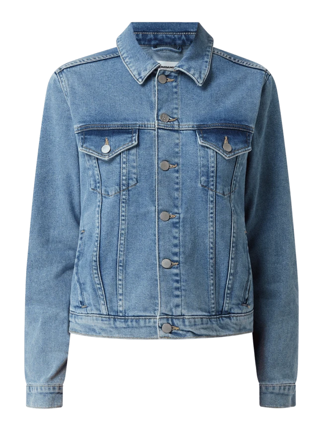 Armedangels Jeansjacke Aus Bio-Baumwollmischung Modell 'Velitaa' - Blau 2 Armedangels Jeansjacke Aus Bio-Baumwollmischung Modell 'Velitaa' - Blau – Bild 2