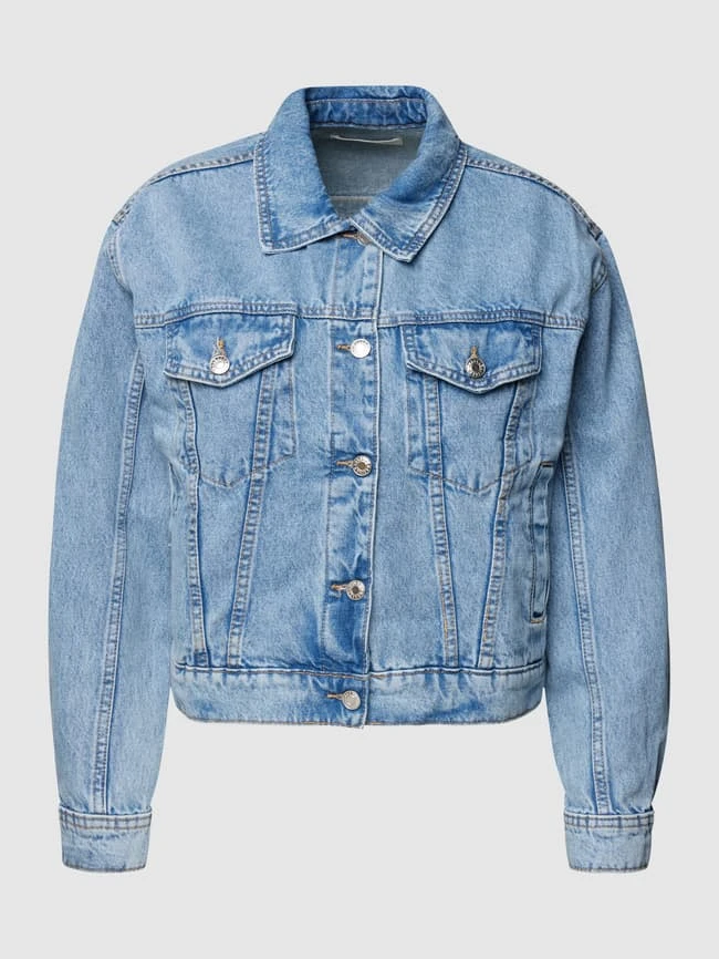 Mango Jeansjacke Mit Umlegekragen - Hellblau 2 Mango Jeansjacke Mit Umlegekragen - Hellblau – Bild 2