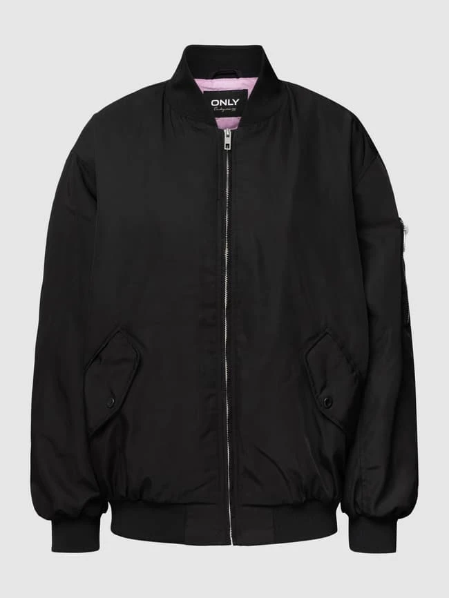 Only Blouson Mit Seitlichen Eingrifftaschen Modell 'Lanni' - Schwarz 2 Only Blouson Mit Seitlichen Eingrifftaschen Modell 'Lanni' - Schwarz – Bild 2