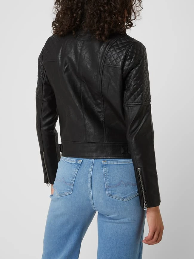 Pepe Jeans Jacke In Leder-Optik Modell 'Astrid' - Schwarz 5 Pepe Jeans Jacke In Leder-Optik Modell 'Astrid' - Schwarz – Bild 5
