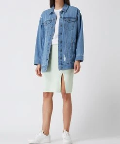 Noisy May Jeansjacke Im Destroyed-Look Modell 'Fiona' - Hellblau