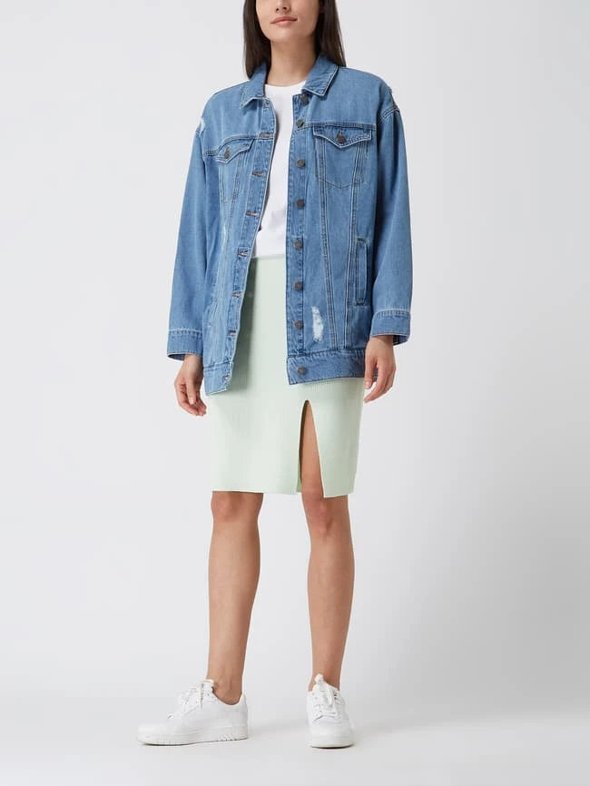 Noisy May Jeansjacke Im Destroyed-Look Modell 'Fiona' - Hellblau 1 Noisy May Jeansjacke Im Destroyed-Look Modell 'Fiona' - Hellblau