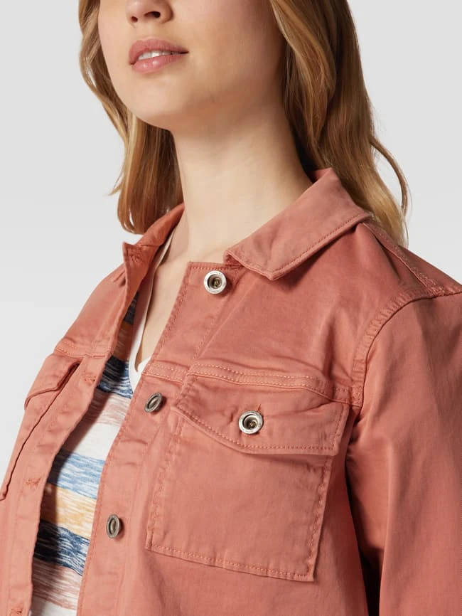Tom Tailor Jeansjacke Mit Stretch-Anteil - Rosé 3 Tom Tailor Jeansjacke Mit Stretch-Anteil - Rosé – Bild 3