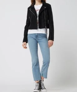 Guess Jacke In Leder-Optik Modell 'Khloe' - Schwarz