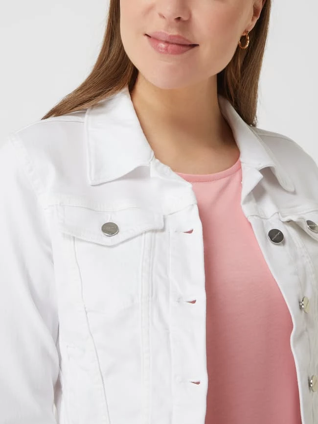 Rich & Royal Jeansjacke Mit Lyocell-Anteil - Weiß 3 Rich & Royal Jeansjacke Mit Lyocell-Anteil - Weiß – Bild 3