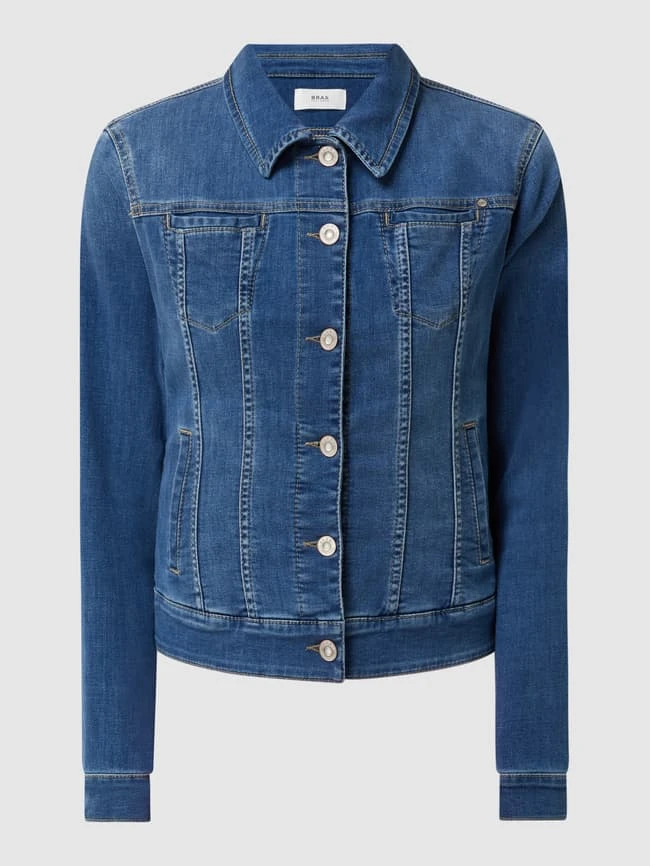 Brax Jeansjacke Mit Stretch-Anteil Modell 'Miami' - Blau 2 Brax Jeansjacke Mit Stretch-Anteil Modell 'Miami' - Blau – Bild 2