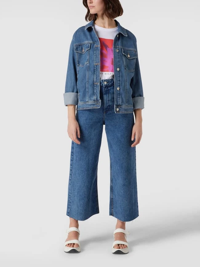 Tommy Hilfiger Jeansjacke Mit Umlegekragen - Jeans 1 Tommy Hilfiger Jeansjacke Mit Umlegekragen - Jeans