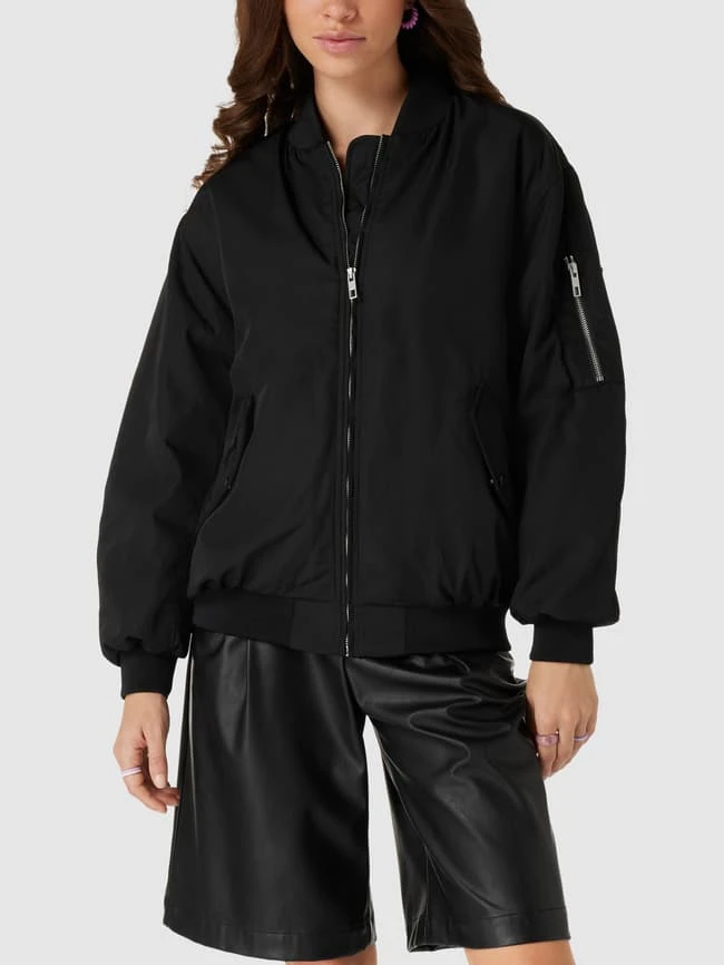 Only Blouson Mit Seitlichen Eingrifftaschen Modell 'Lanni' - Schwarz 4 Only Blouson Mit Seitlichen Eingrifftaschen Modell 'Lanni' - Schwarz – Bild 4