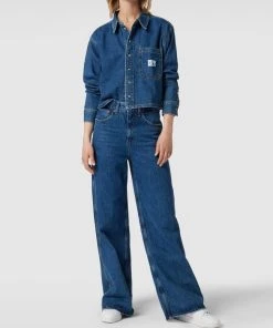 Calvin Klein Jeans Jeansjacke Mit Label-Patch - Jeans