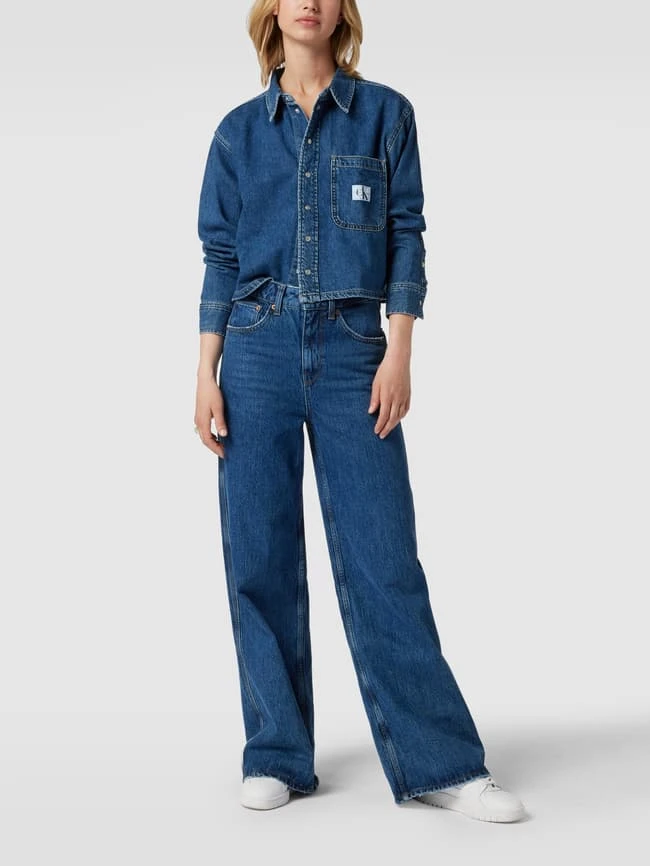 Calvin Klein Jeans Jeansjacke Mit Label-Patch - Jeans 1 Calvin Klein Jeans Jeansjacke Mit Label-Patch - Jeans