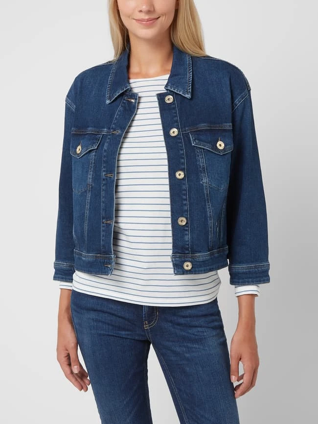 JOOP! Jeansjacke Mit überschnittenen Schultern - Dunkelblau 4 JOOP! Jeansjacke Mit überschnittenen Schultern - Dunkelblau – Bild 4