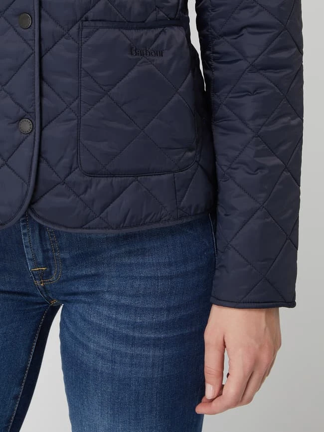 Barbour Steppjacke Mit Cordkragen Modell 'Deveron' - Marineblau 3 Barbour Steppjacke Mit Cordkragen Modell 'Deveron' - Marineblau – Bild 3