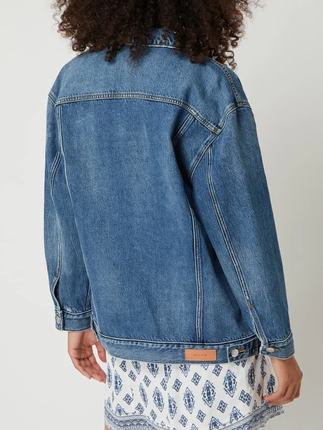 REVIEW Oversized Jeansjacke Mit Eingrifftaschen - Blau 5 REVIEW Oversized Jeansjacke Mit Eingrifftaschen - Blau – Bild 5