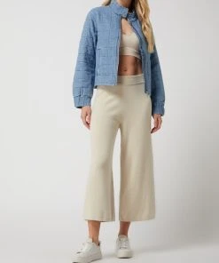 Esprit Jeansjacke Mit Steppnähten - Dunkelblau