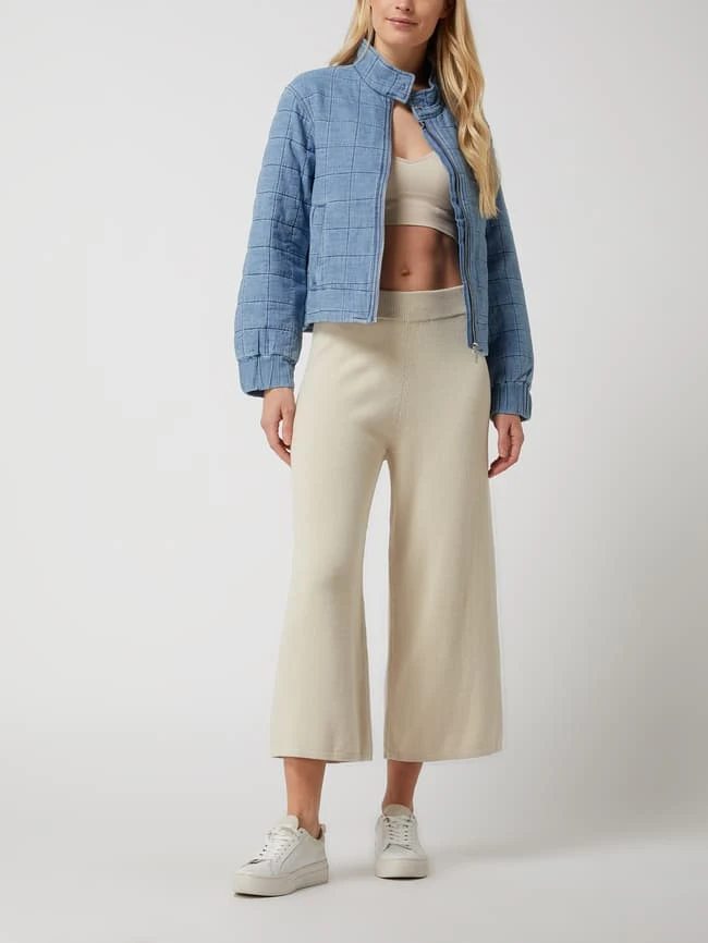 Esprit Jeansjacke Mit Steppnähten - Dunkelblau 1 Esprit Jeansjacke Mit Steppnähten - Dunkelblau