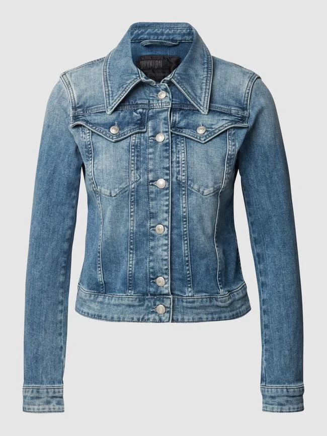 Drykorn Jeansjacke Mit Pattentaschen Modell 'Somerton' - Hellblau 2 Drykorn Jeansjacke Mit Pattentaschen Modell 'Somerton' - Hellblau – Bild 2