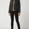 Barbour Steppjacke Mit Cordkragen Modell 'Deveron' - Schwarz