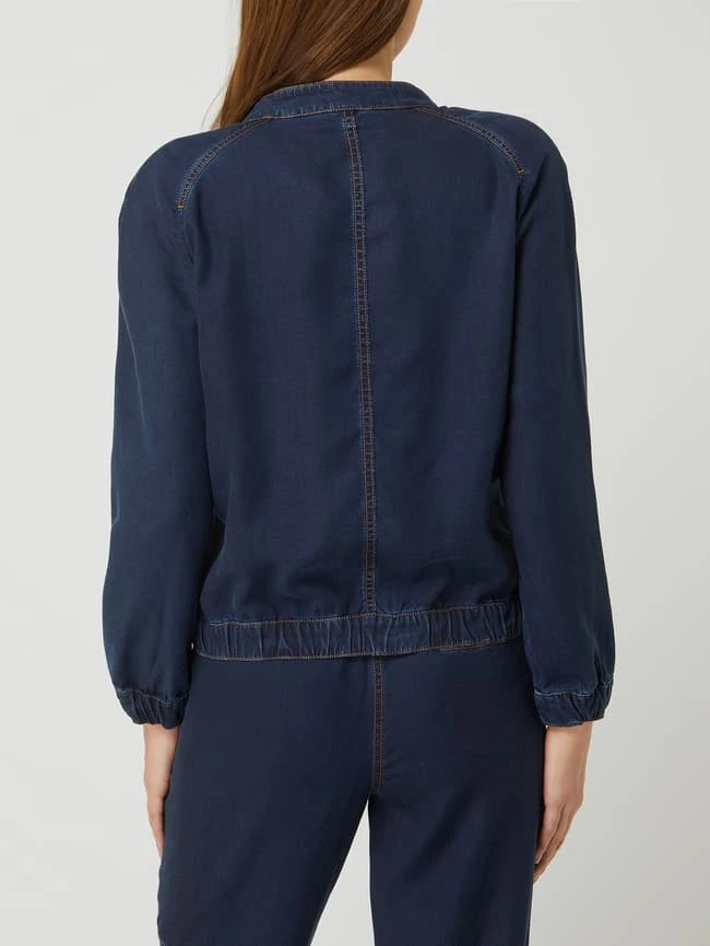Deni Cler Blouson In Denim-Optik - Marineblau 5 Deni Cler Blouson In Denim-Optik - Marineblau – Bild 5