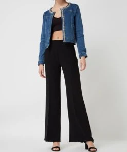 More & More Jeansjacke Mit Strasssteinen - Jeans