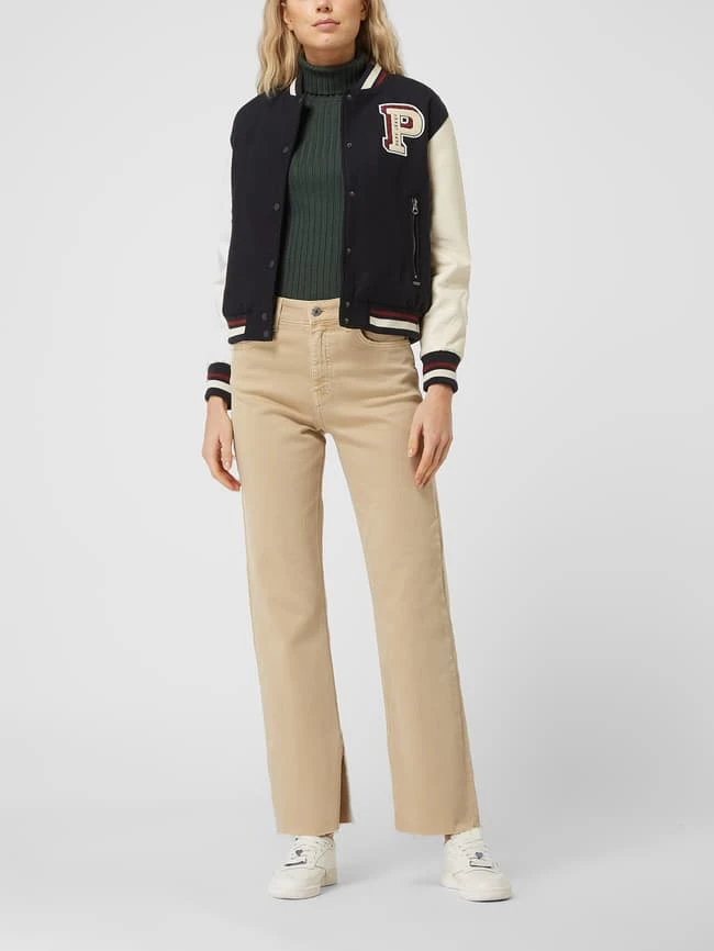 Pepe Jeans College-Jacke Mit Wattierung Modell 'Varja' - Dunkelblau 1 Pepe Jeans College-Jacke Mit Wattierung Modell 'Varja' - Dunkelblau