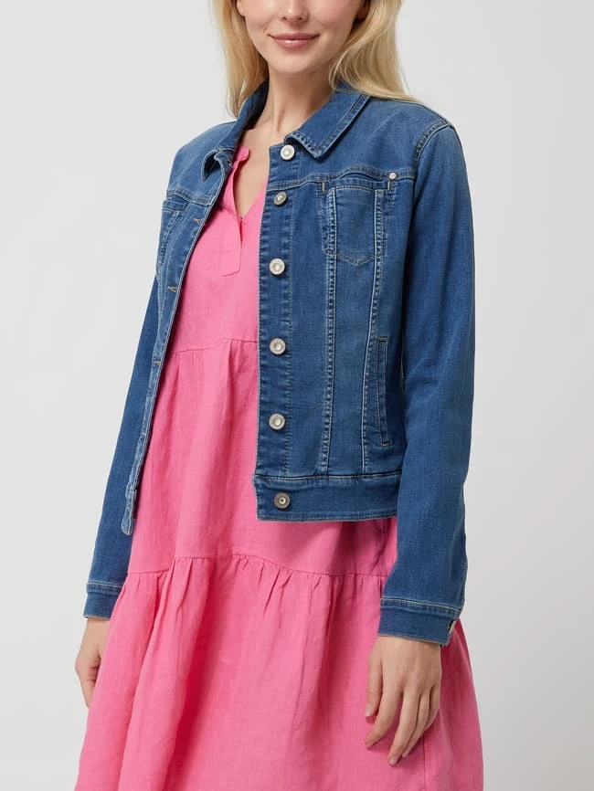 Brax Jeansjacke Mit Stretch-Anteil Modell 'Miami' - Blau 4 Brax Jeansjacke Mit Stretch-Anteil Modell 'Miami' - Blau – Bild 4